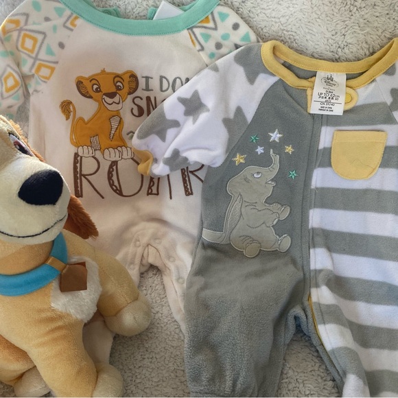 Disney Baby Dumbo and Simba Fleece Onsie set - Picture 2 of 7